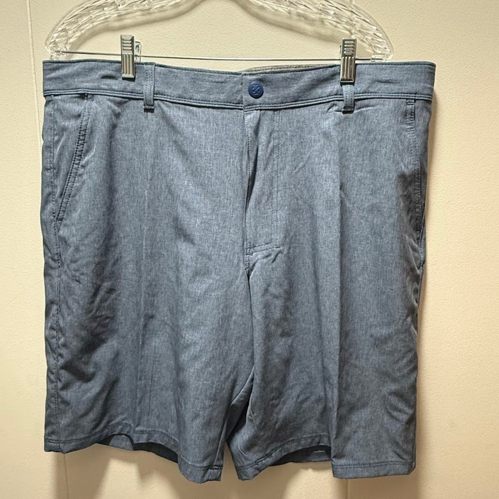 IZOD Mens Hybrid Performance Shorts True Blue Size 36 Classic‎ Fit NEW WITH TAGS